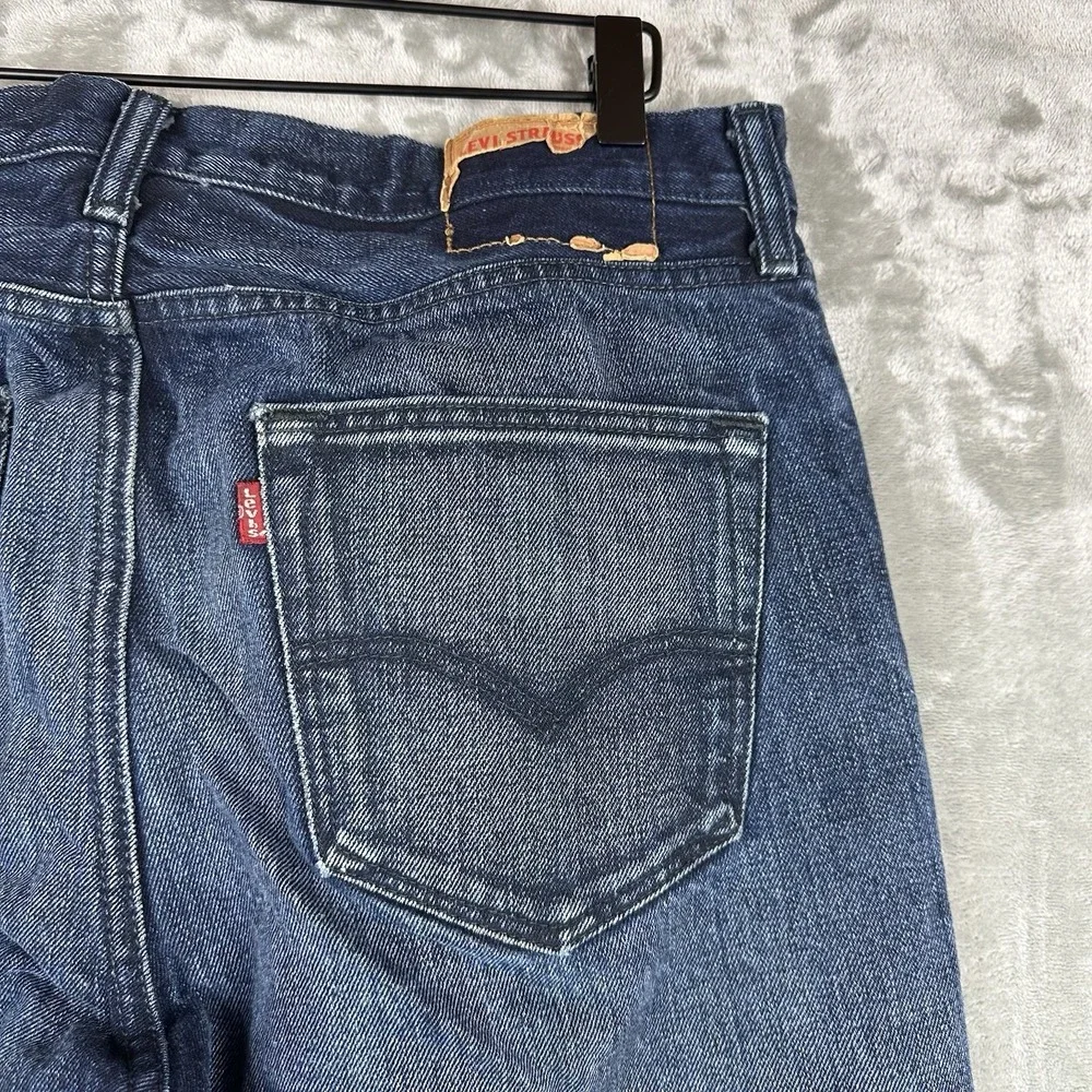 Levi's 511 Jeans Men's 32 x 34 Denim Blue Dark Wash Slim Fit Button Fly
